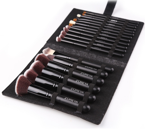 18pcs man-made fiber makeup set