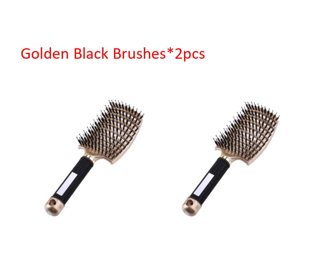 Hairbrush Anti Klit Brushy Haarborstel Women Detangler Hair Brush Bristle Nylon Scalp Massage Teaser Hair Brush Comb