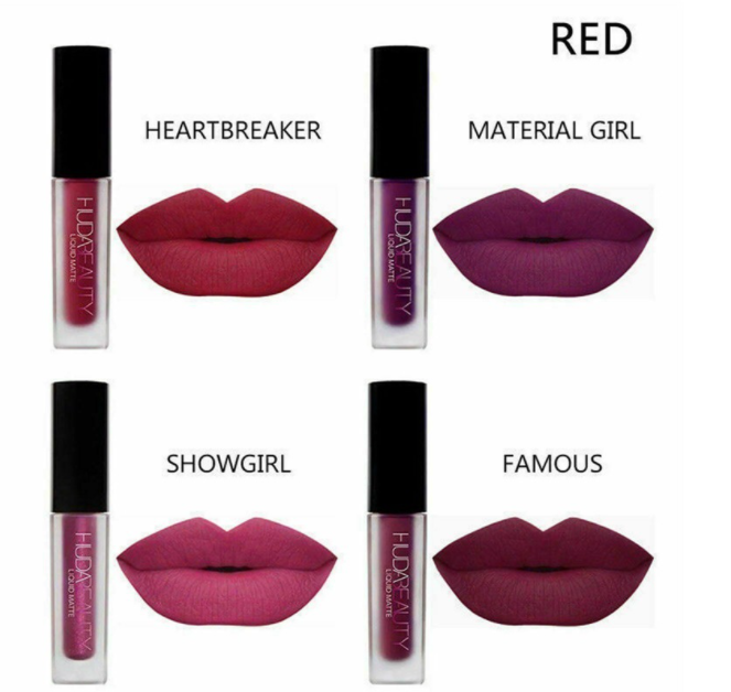 4 mini lip glaze sets